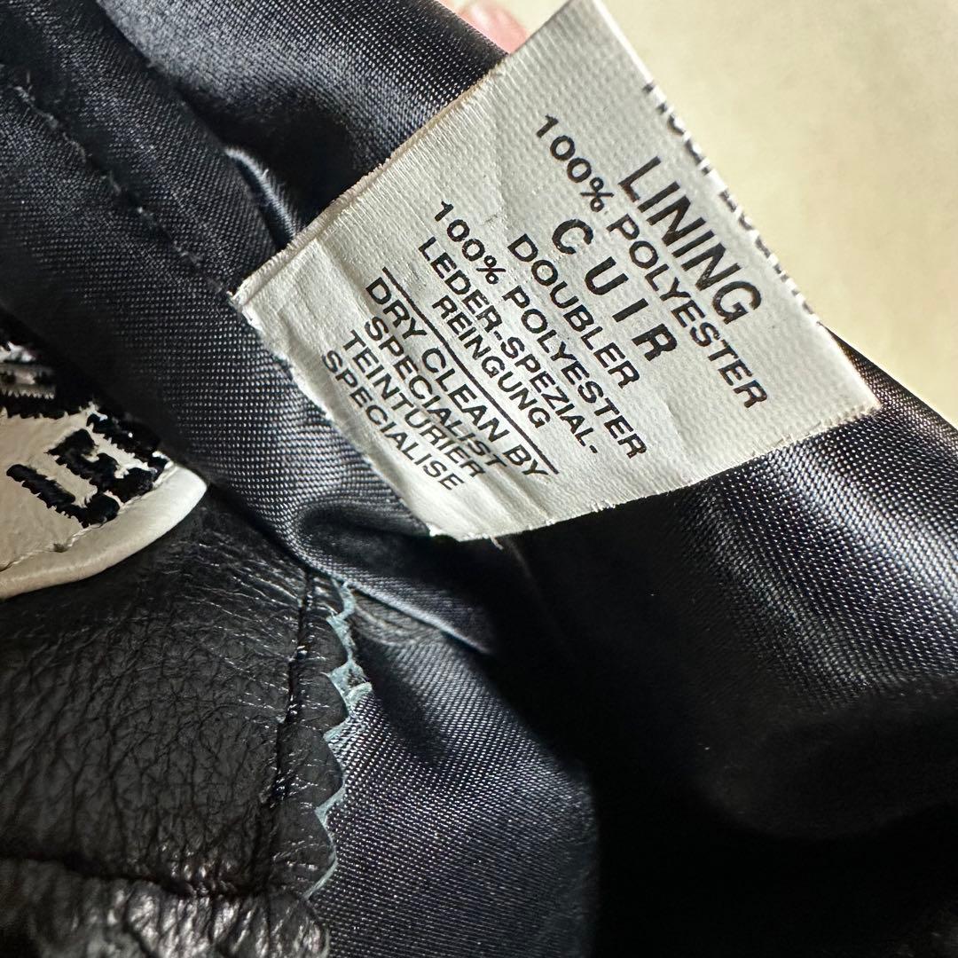 本革 レザーパンツ 63 LEATHERS 32 ブラック