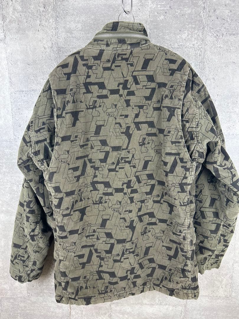 【OLD STUSSY】corduroy military jacket 90s