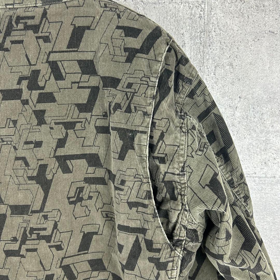 【OLD STUSSY】corduroy military jacket 90s