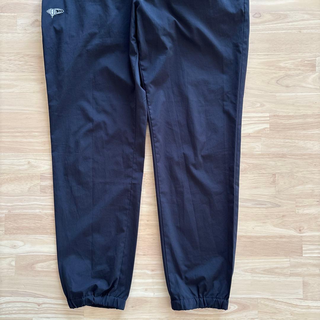 美品 BEAMS GOLF 撥水伸縮性トラックパンツ Lサイズ メンズ ブラック
