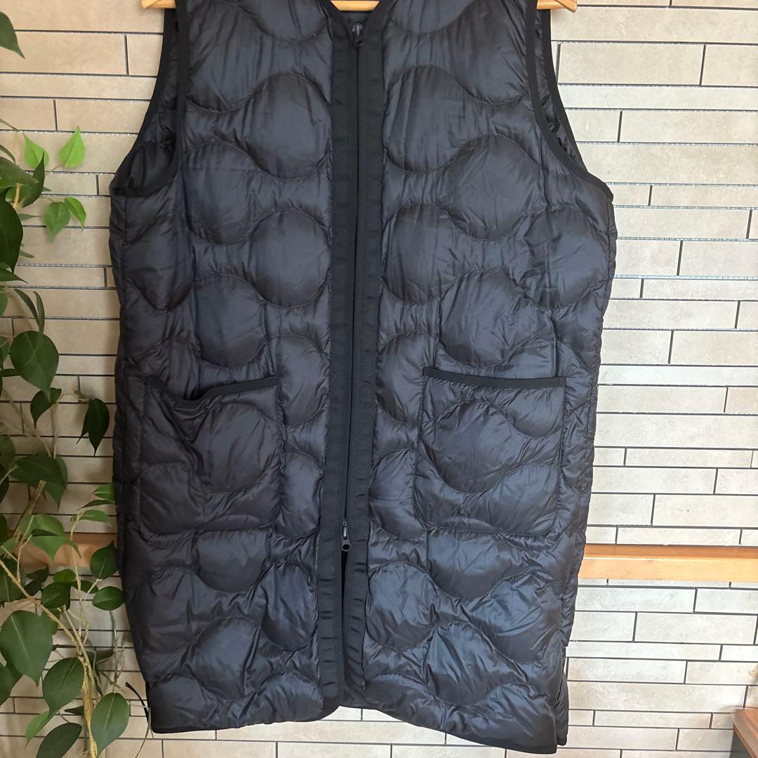 美品✨ユニクロ セオリー ウルトラライトダウンロングベスト S 黒　軽量