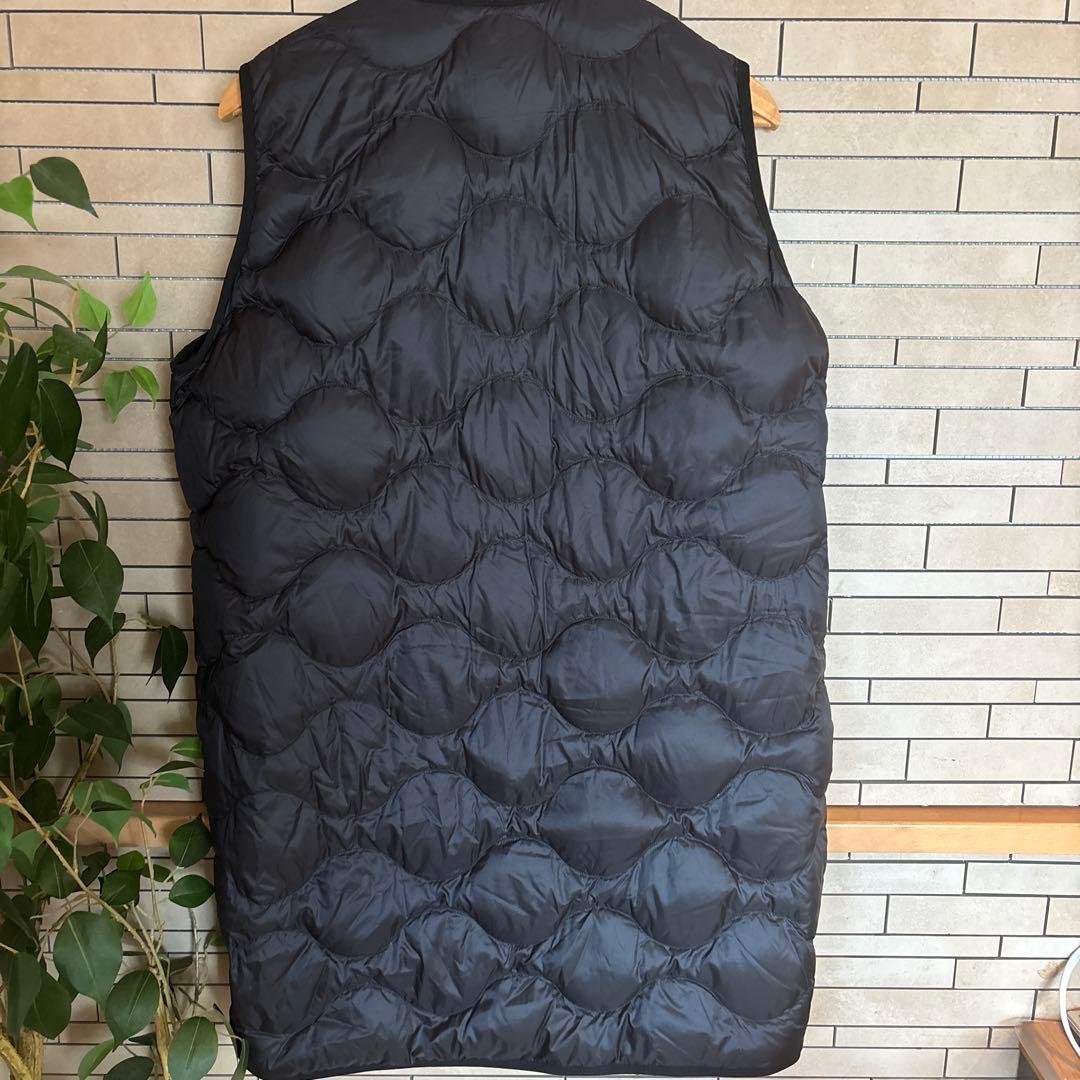 美品✨ユニクロ セオリー ウルトラライトダウンロングベスト S 黒　軽量