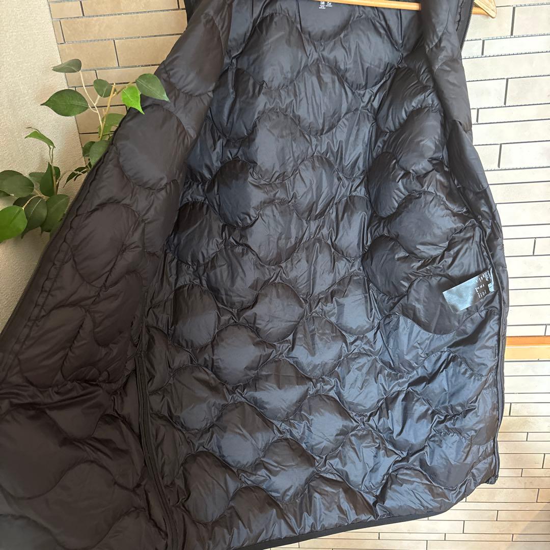 美品✨ユニクロ セオリー ウルトラライトダウンロングベスト S 黒　軽量