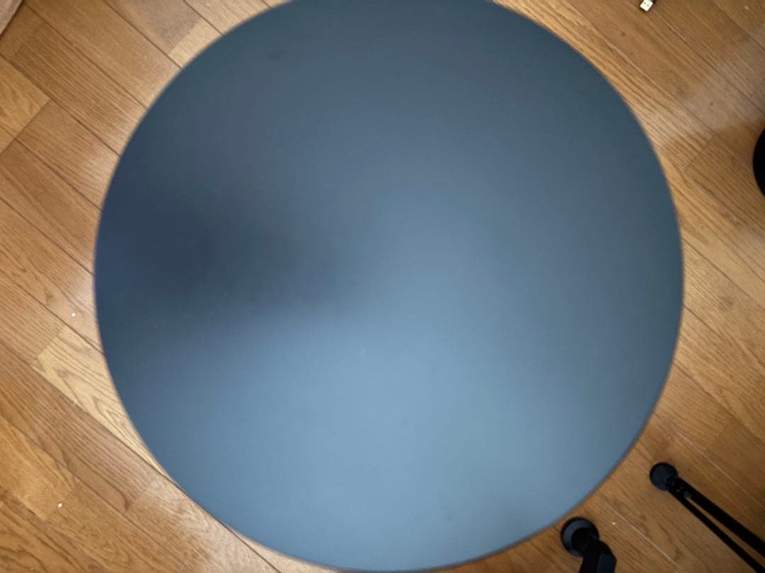 無印良品 IDEE 円形ワラビー サイドテーブル ブラック