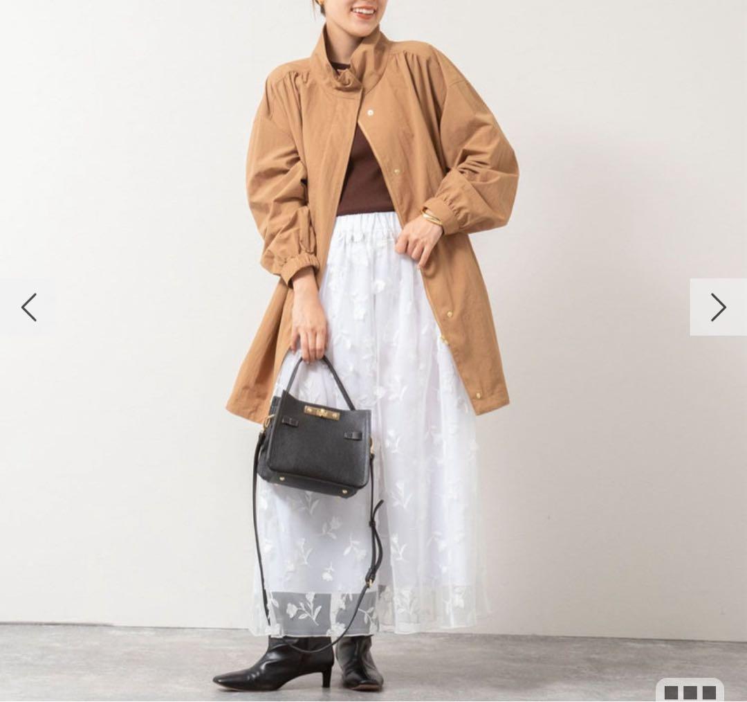 新品タグ付き　nolley'sノーリーズ　スタンドネックコート