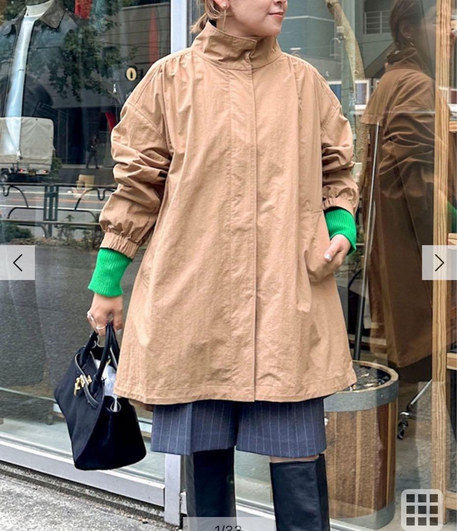 新品タグ付き　nolley'sノーリーズ　スタンドネックコート