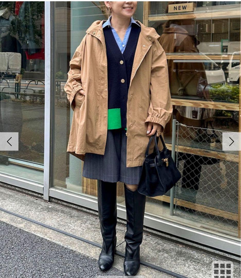 新品タグ付き　nolley'sノーリーズ　スタンドネックコート