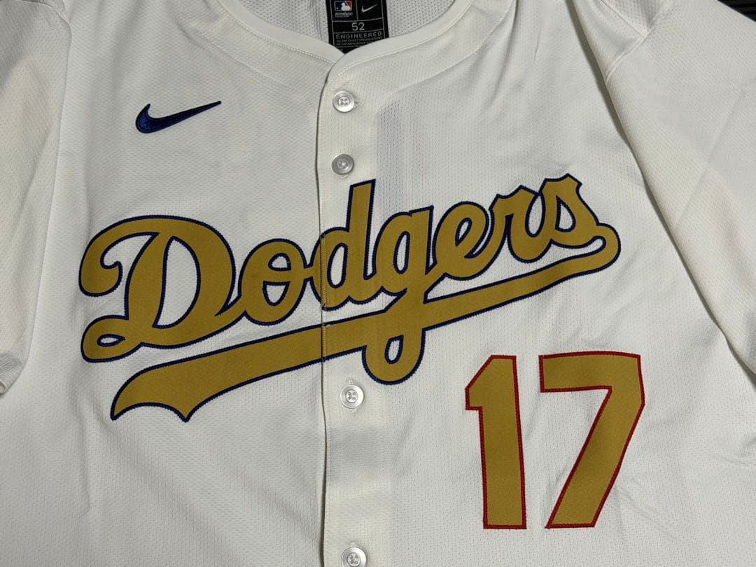 ドジャース　ゴールドユニフォーム　エリートジャージ　大谷翔平