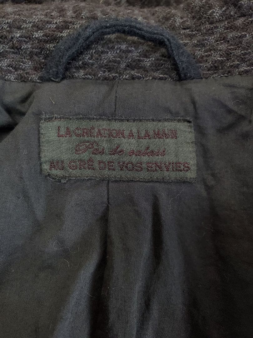 美品◆pas de calais パドカレ ウール系 チェスターコート38