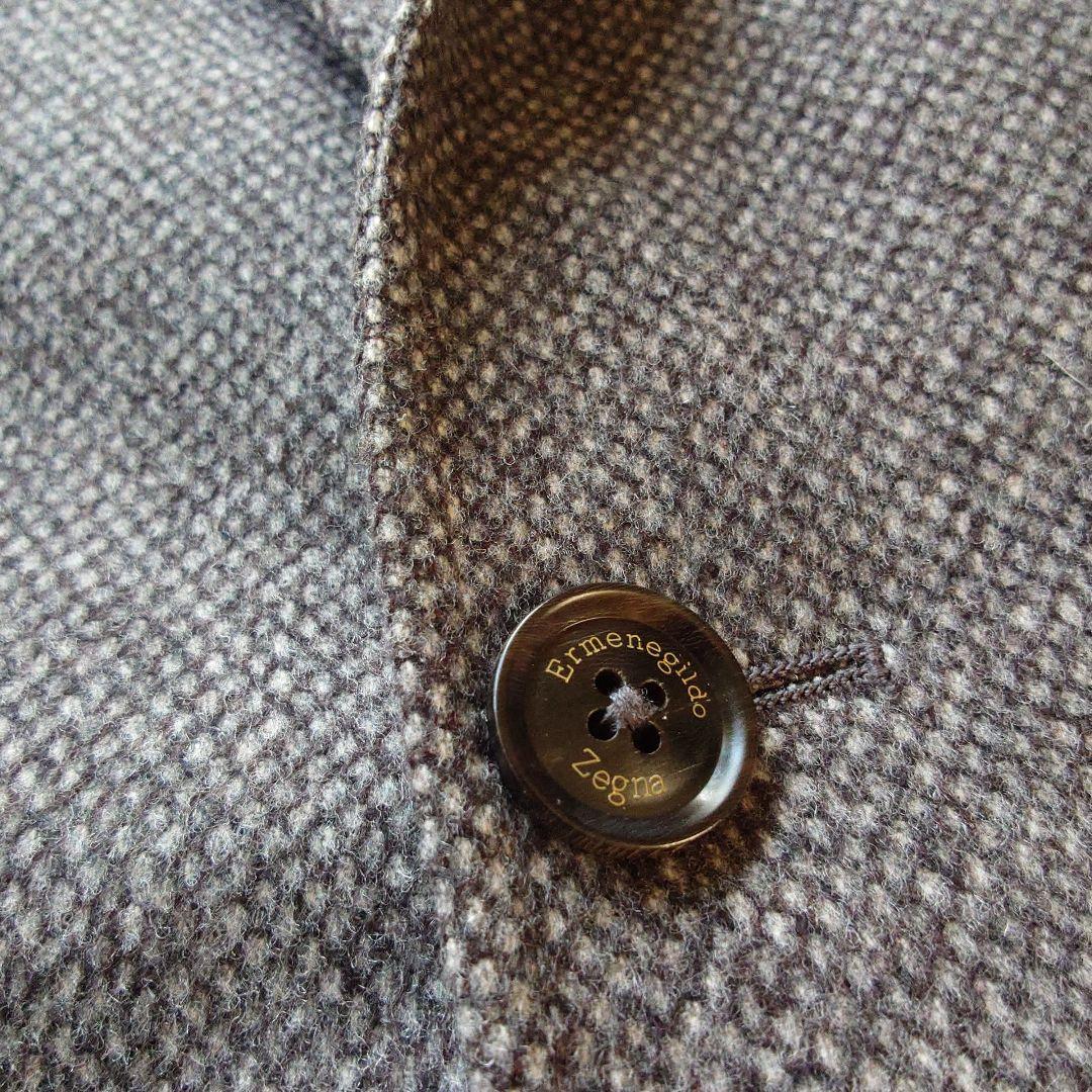 Ermenegildo Zegna　52　グレー系 テーラードジャケット 肘あて
