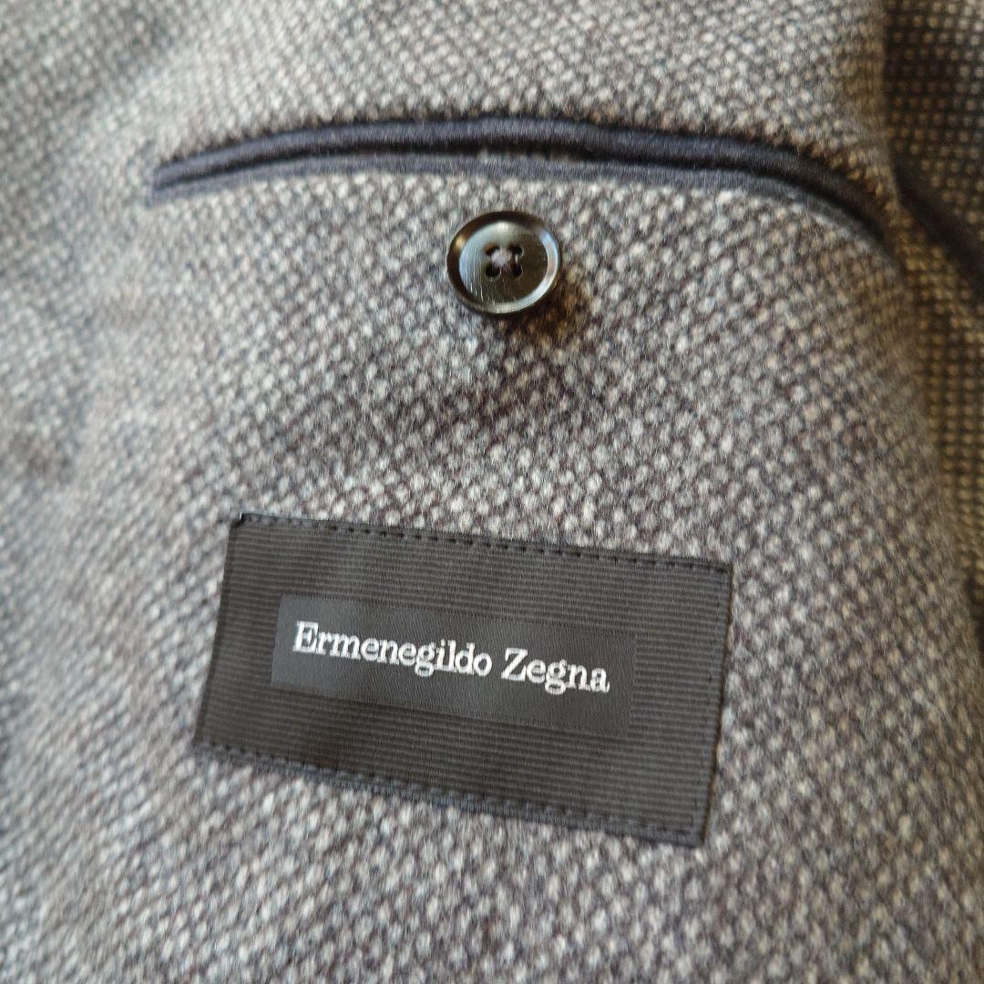 Ermenegildo Zegna　52　グレー系 テーラードジャケット 肘あて
