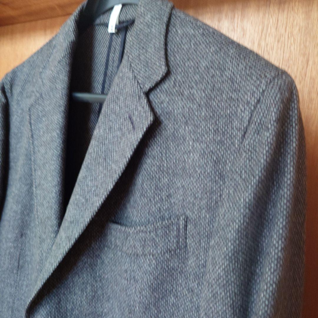 Ermenegildo Zegna　52　グレー系 テーラードジャケット 肘あて