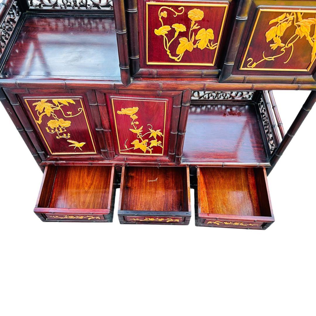 【高級】　茶棚　飾棚　アンティーク　コレクション