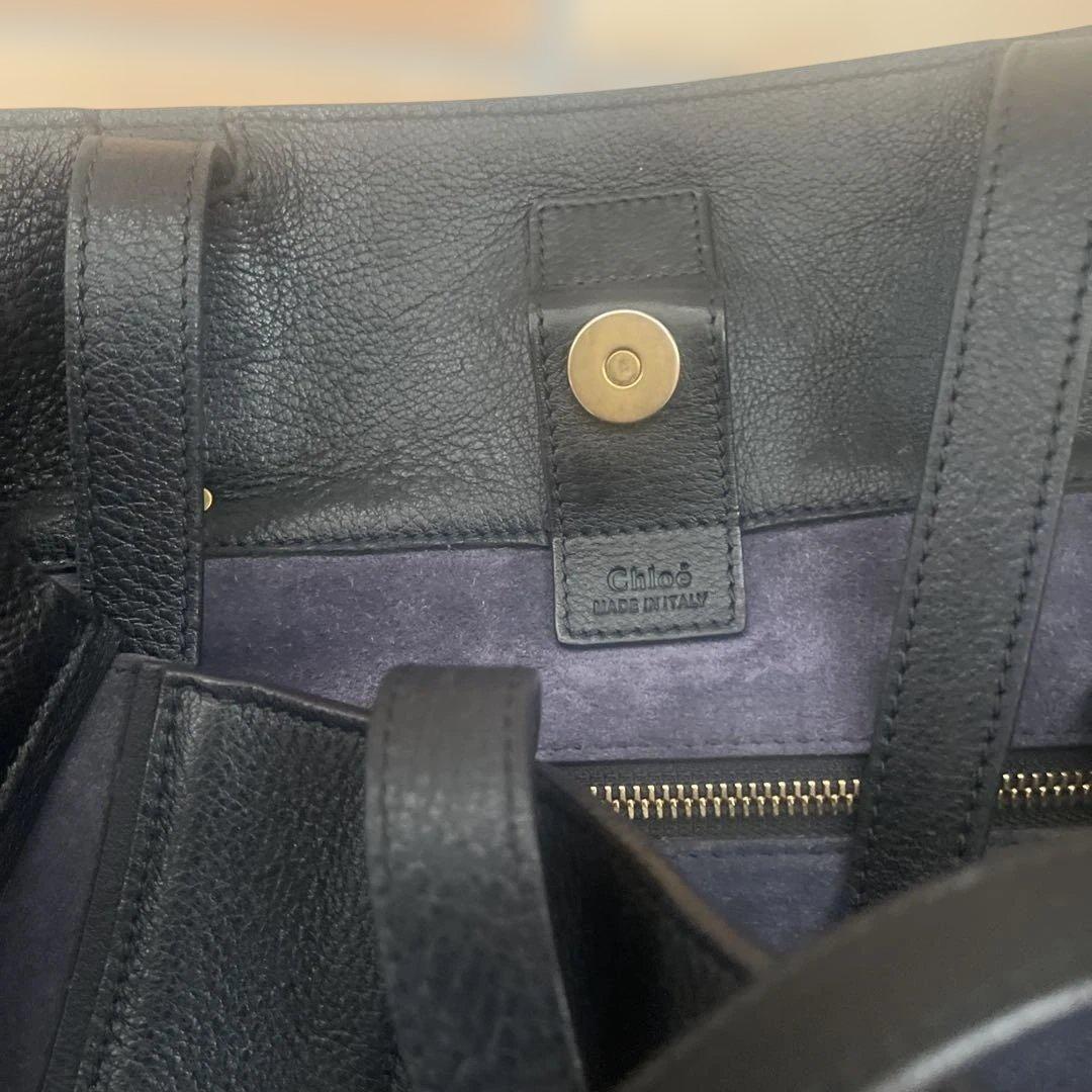 Chloé トートバッグ 黒 レザー