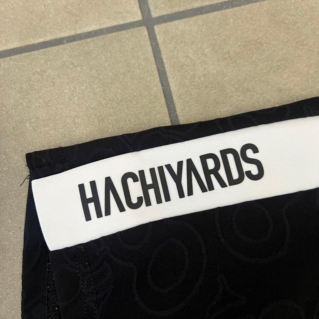 8YARDS ハチヤーズ　総柄　セットアップ　シャツ　ハーフパンツ　メンズ　ロゴ