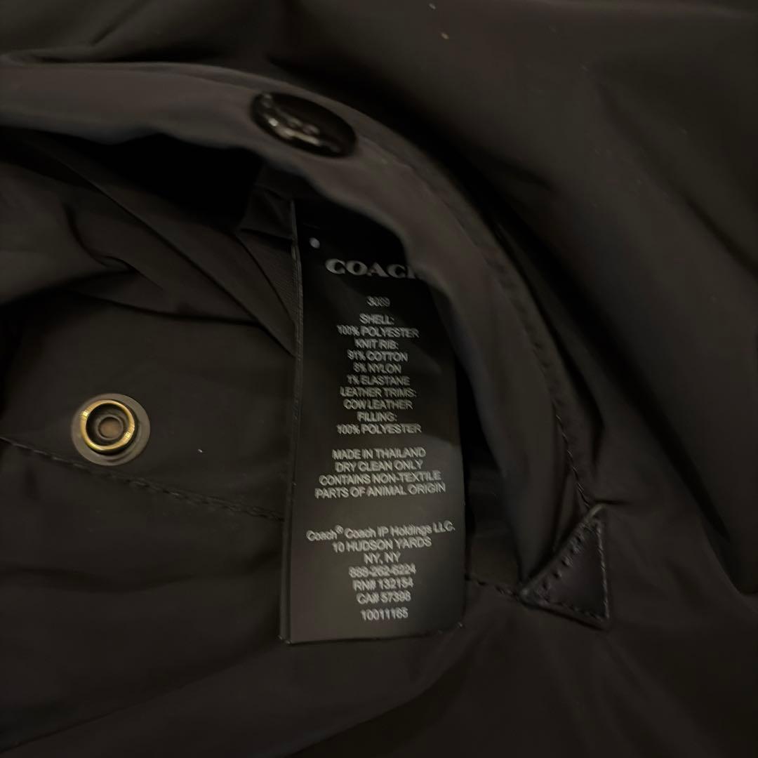 COACH MA-1 ジャケット　リバーシブル　シグネチャー　コーチ　ブラック