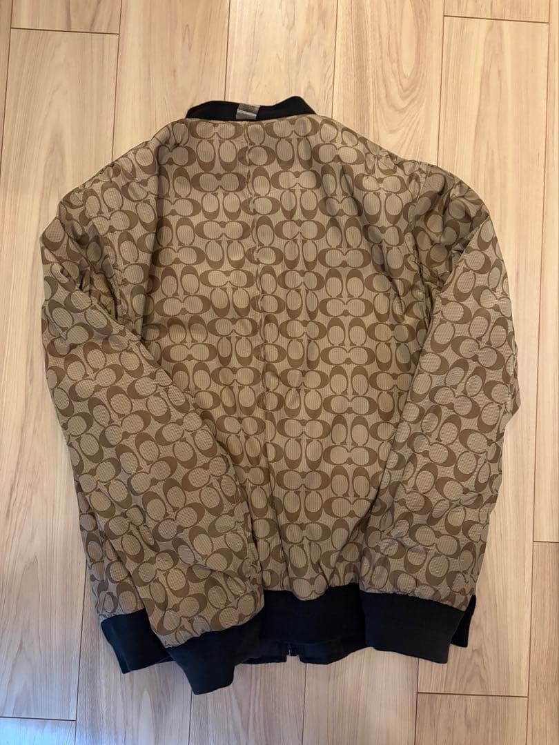 COACH MA-1 ジャケット　リバーシブル　シグネチャー　コーチ　ブラック