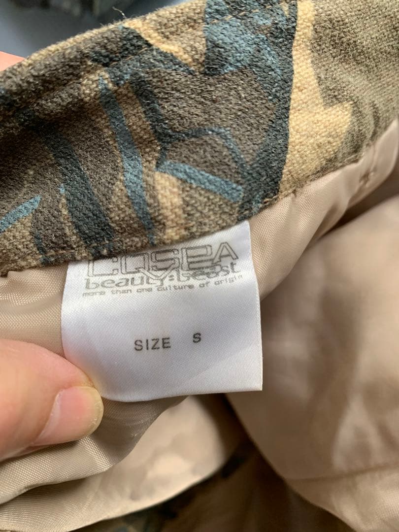 値下げ！【beauty:beast】ビューティービースト迷彩ワークパンツ★S