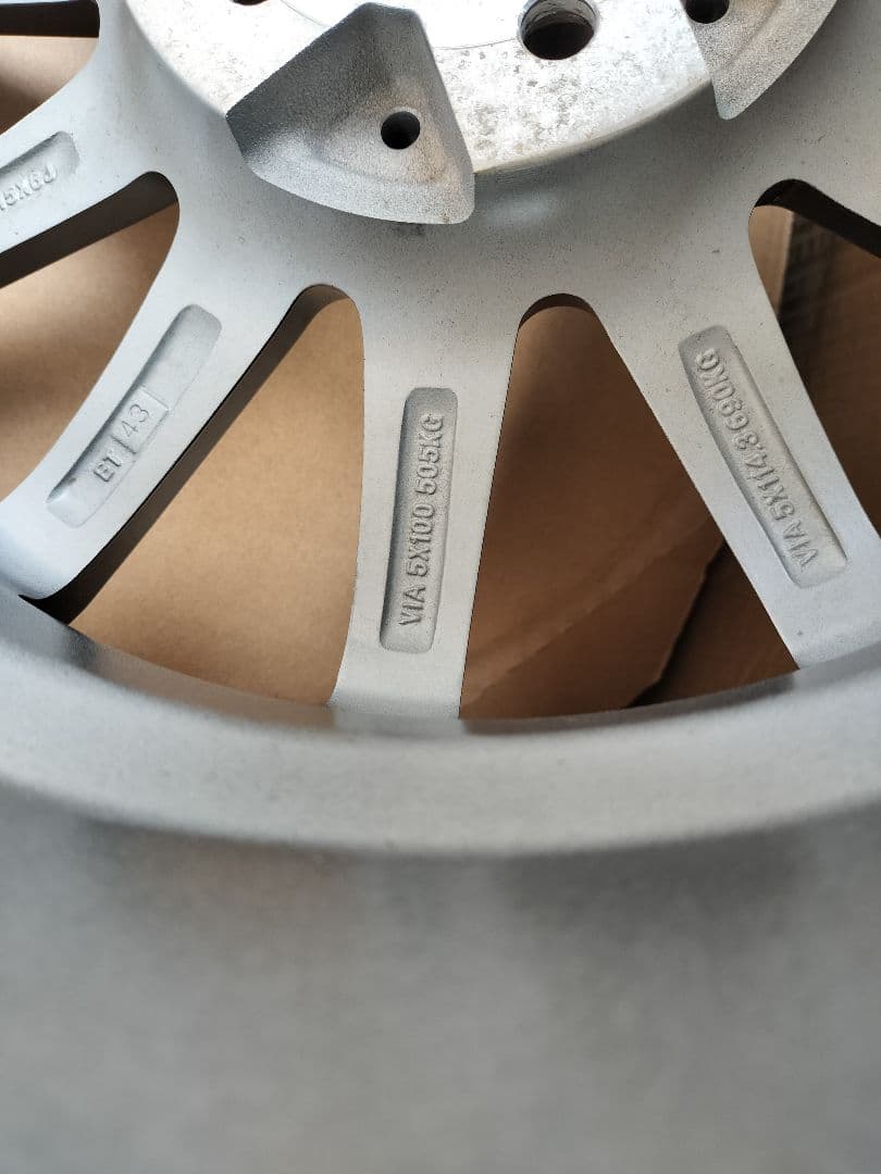 【ほぼ未使用】weds テッド12 PCD100 +43 5H