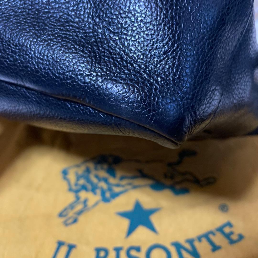 美品　イルビゾンテ IL BISONTE ショルダーバック 黒　レザー　2way