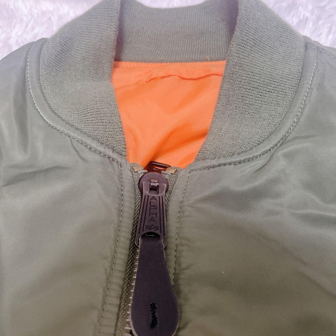 ALPHA INDUSTRIES MA-1 フライトジャケット y2k 短丈 L