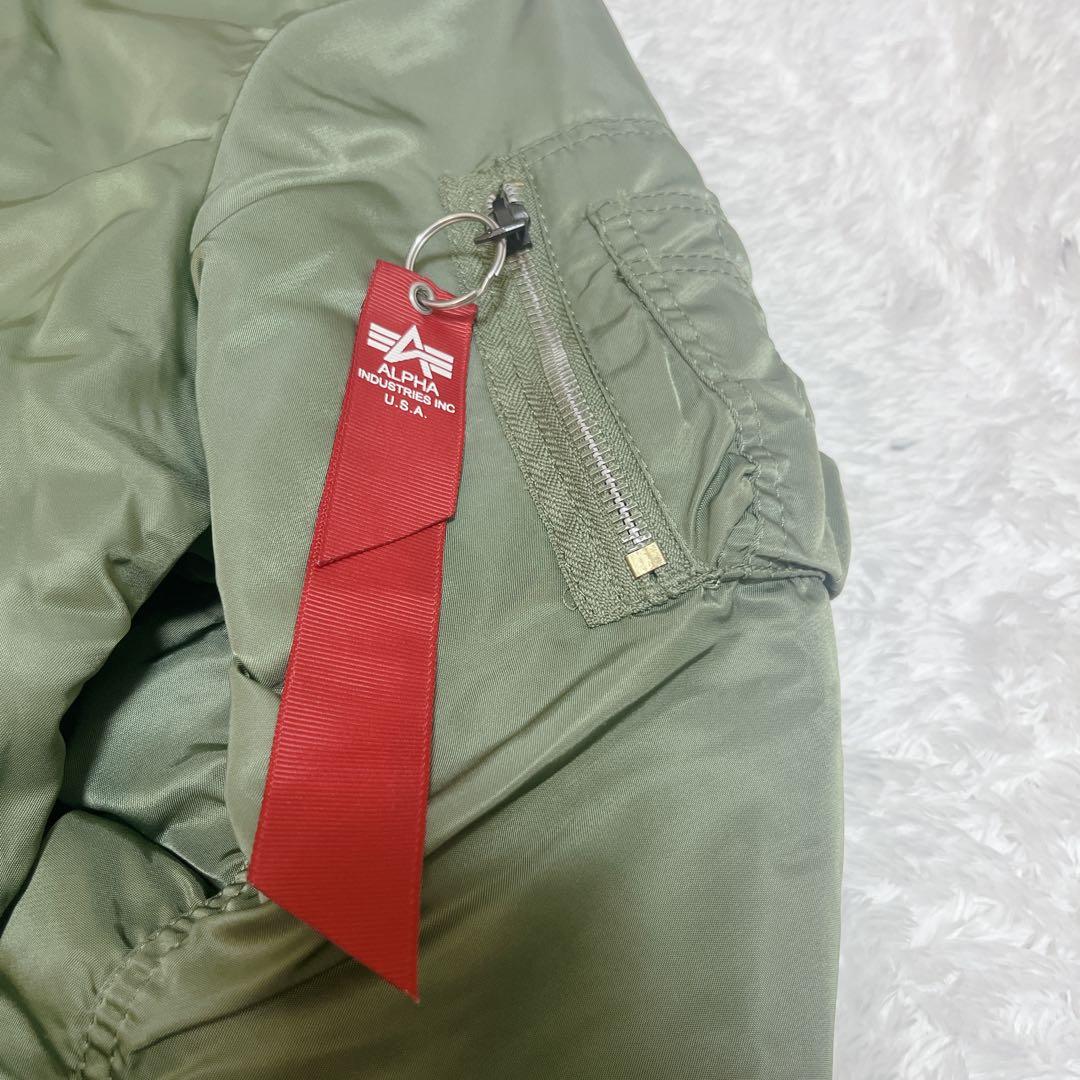 ALPHA INDUSTRIES MA-1 フライトジャケット y2k 短丈 L
