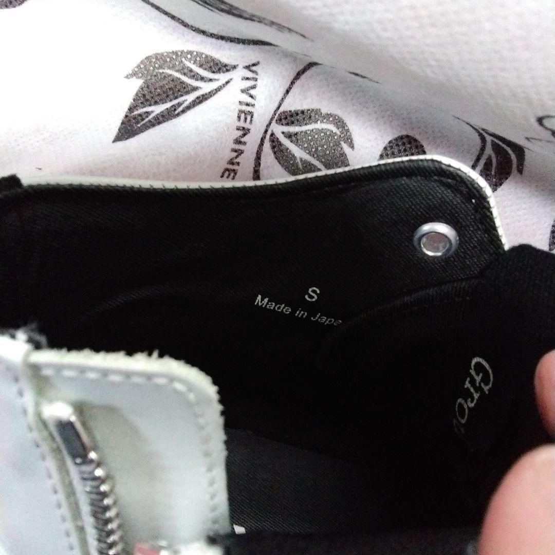 みい／グラウンドY★ホワイト/ブラック レザースニーカー