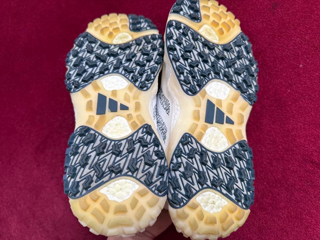 アディダス ゴルフシューズ BOA 白 コードカオス 22 ボア スパイクレス