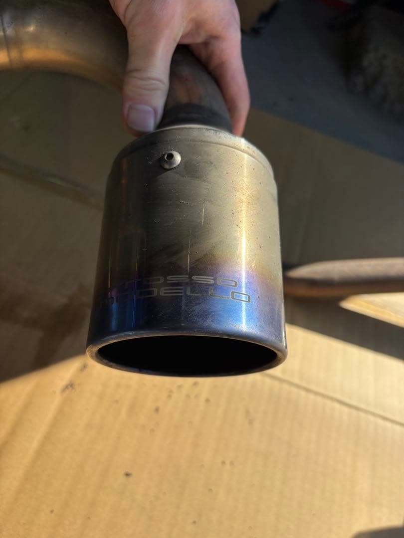 ロッソステンレス シングル出し マフラー　JB ジムニー