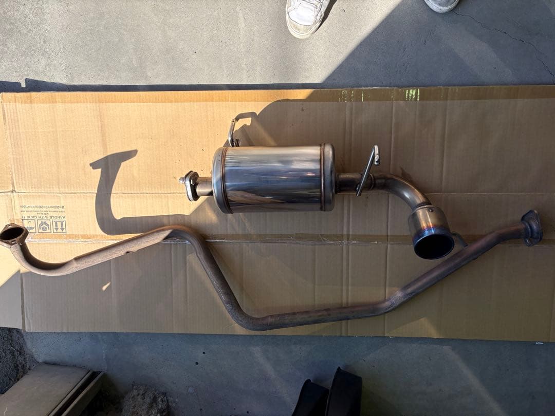 ロッソステンレス シングル出し マフラー　JB ジムニー