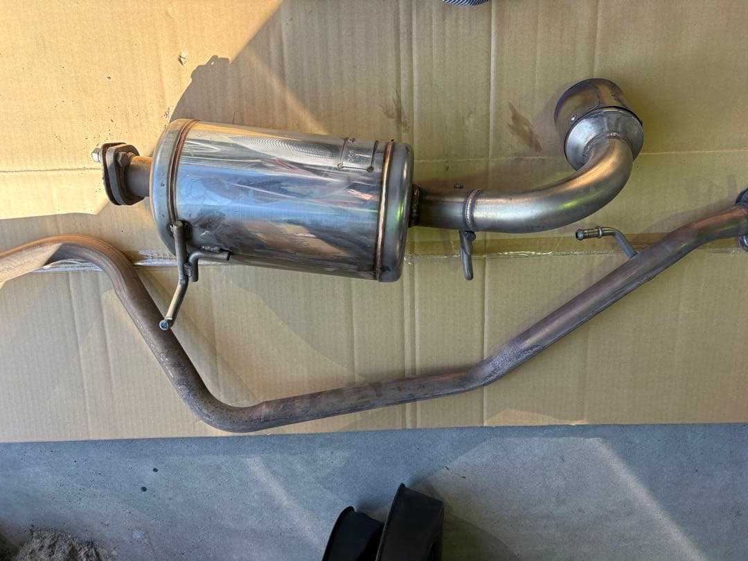 ロッソステンレス シングル出し マフラー　JB ジムニー