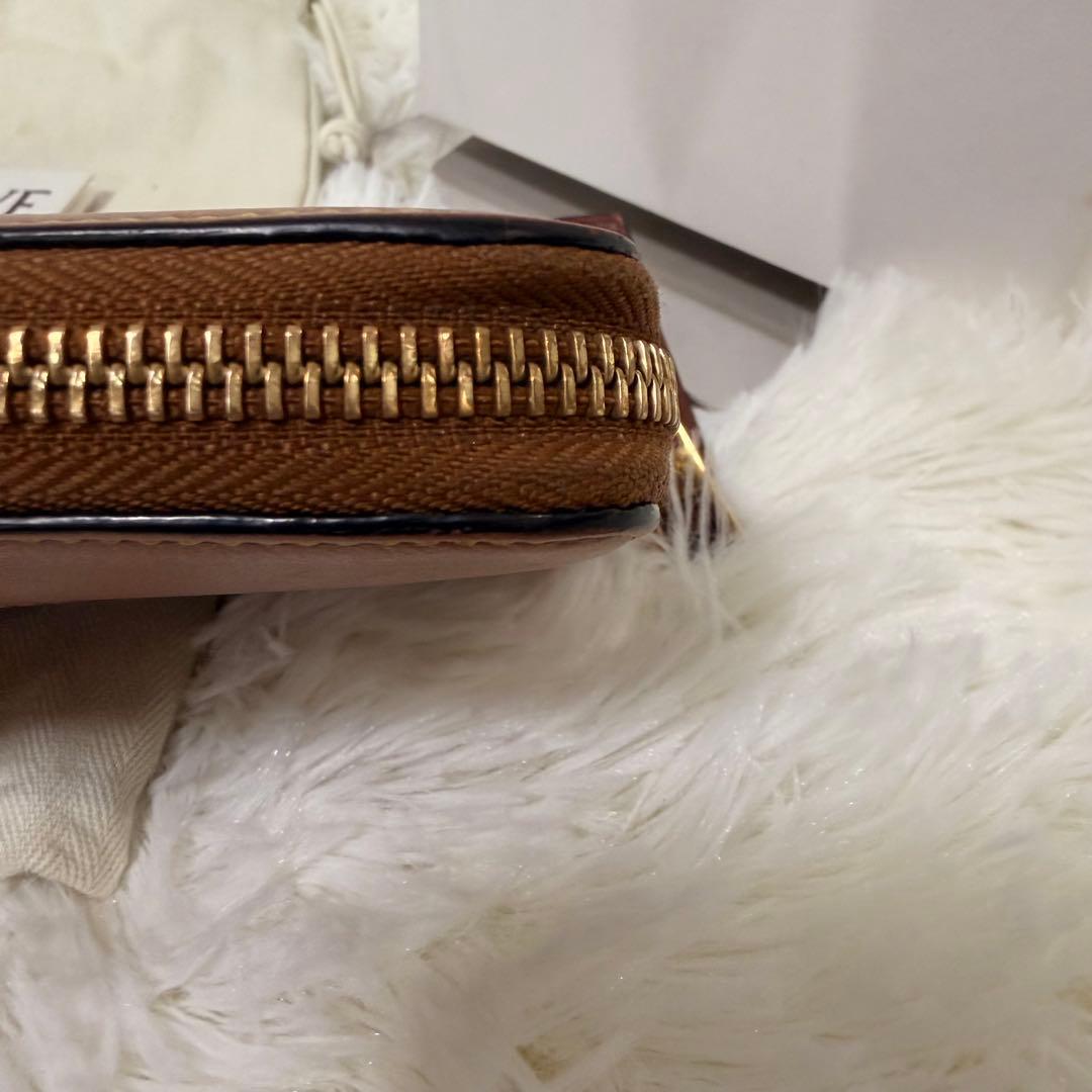 LOEWE ロエベ　 パズル レース ジップ アラウンド　ステッチ　長財布