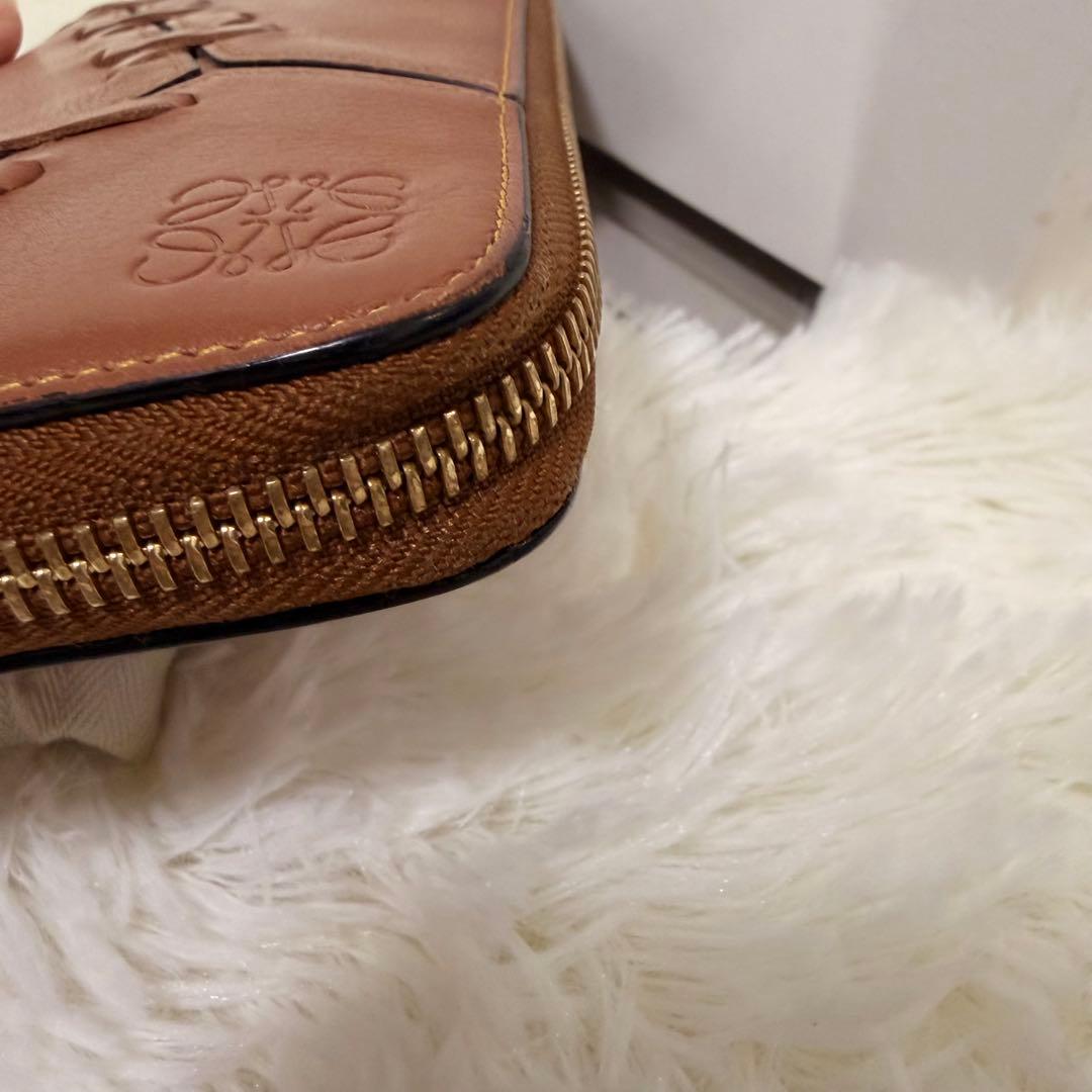 LOEWE ロエベ　 パズル レース ジップ アラウンド　ステッチ　長財布