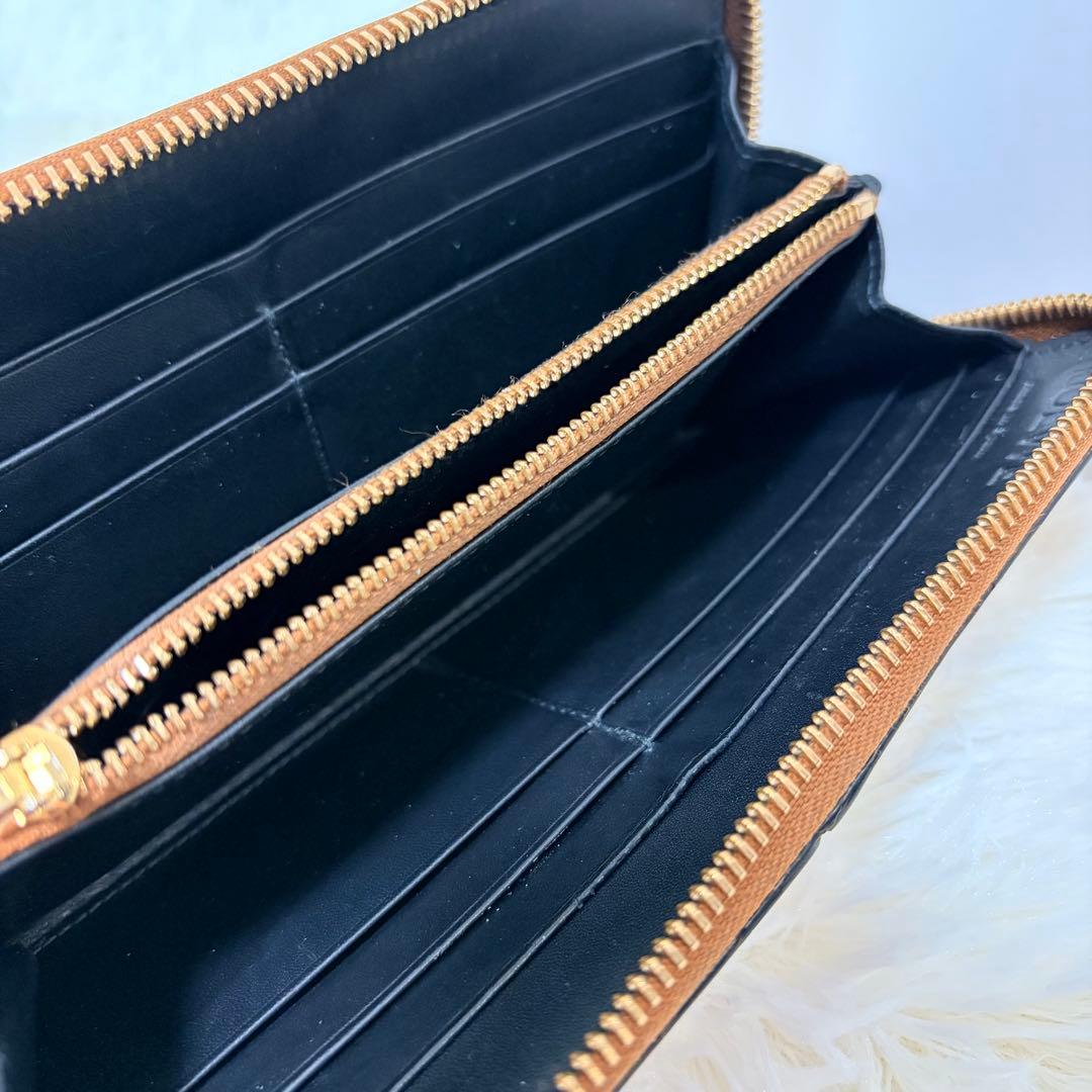 LOEWE ロエベ　 パズル レース ジップ アラウンド　ステッチ　長財布