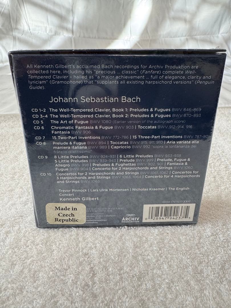 J. S. Bach Keyboard Works 10CDセット