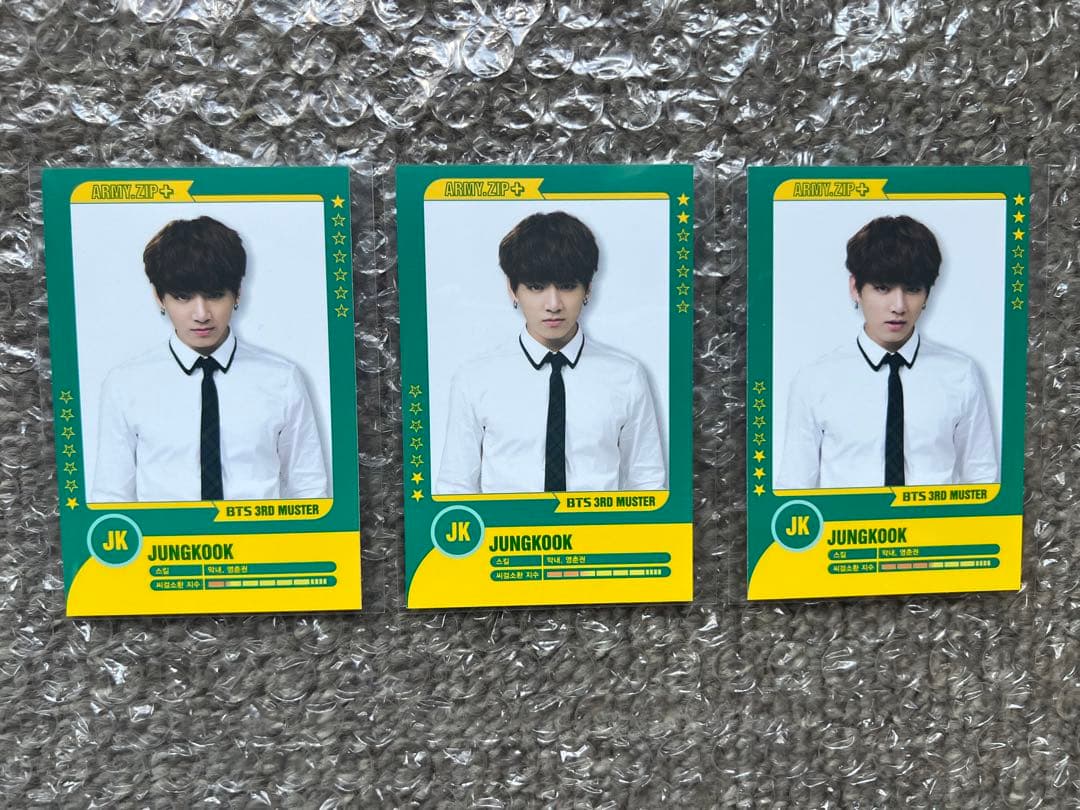 BTS 防弾少年団 3rd muster プレイヤーカード