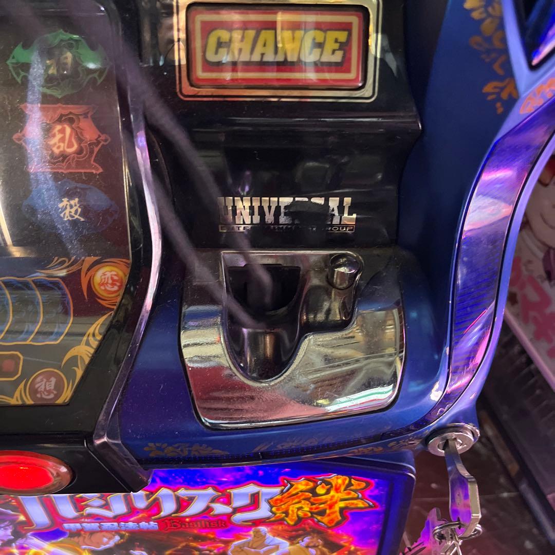 パチスロ実機　バジリスク絆(甲賀パネル) ぴかちゅう