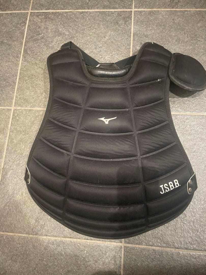 キャッチャー防具　少年野球　ミズノ　ヘルメット付き