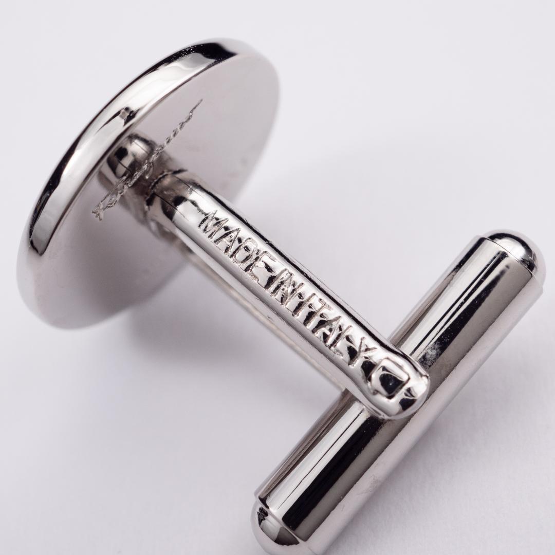 フェラガモ ブルーエナメルガンチーニ カフスボタン FERRAGAMO