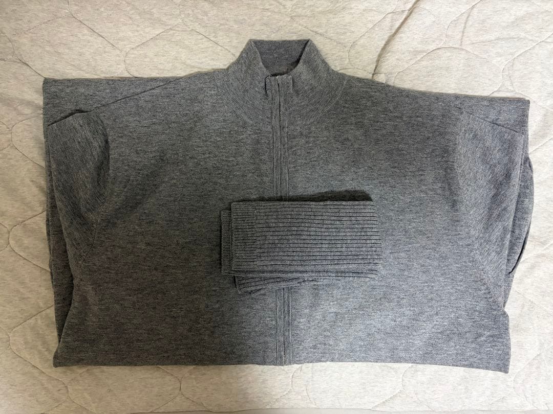 【新品タグ付】ETRE TOKYOフロントファスナーニットオールインワン M