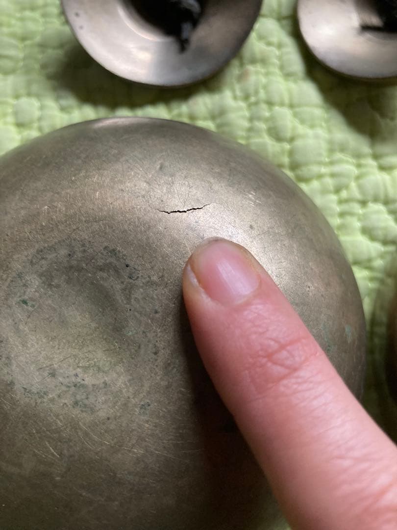 シンギングボウル2個とティンシャのセット