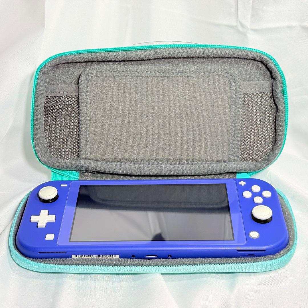 Nintendo Switch Lite 青色 キャリングケース付き