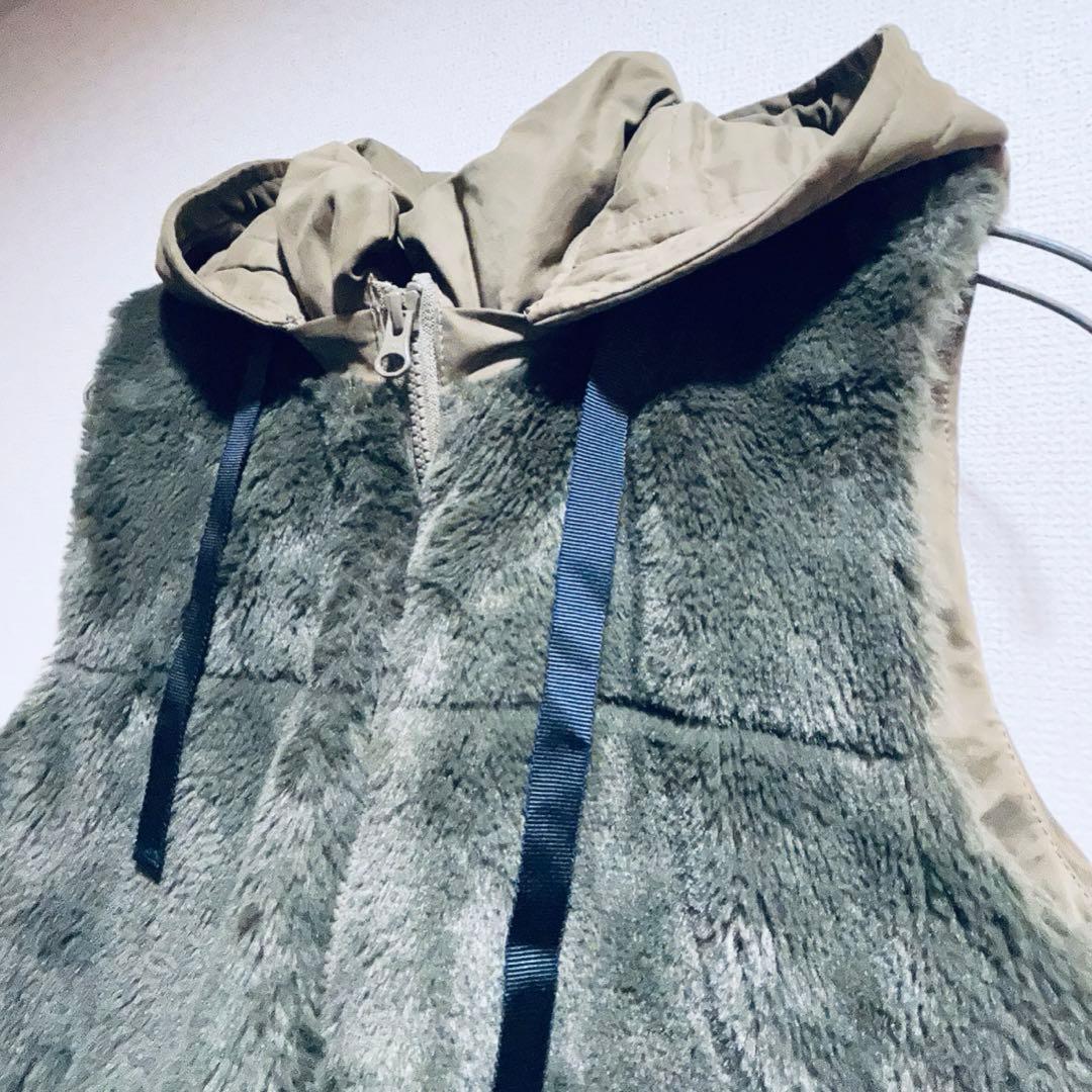 SCOT CLUB ヤマダヤ｜カーキ ダウンベスト エコファー フレア フード