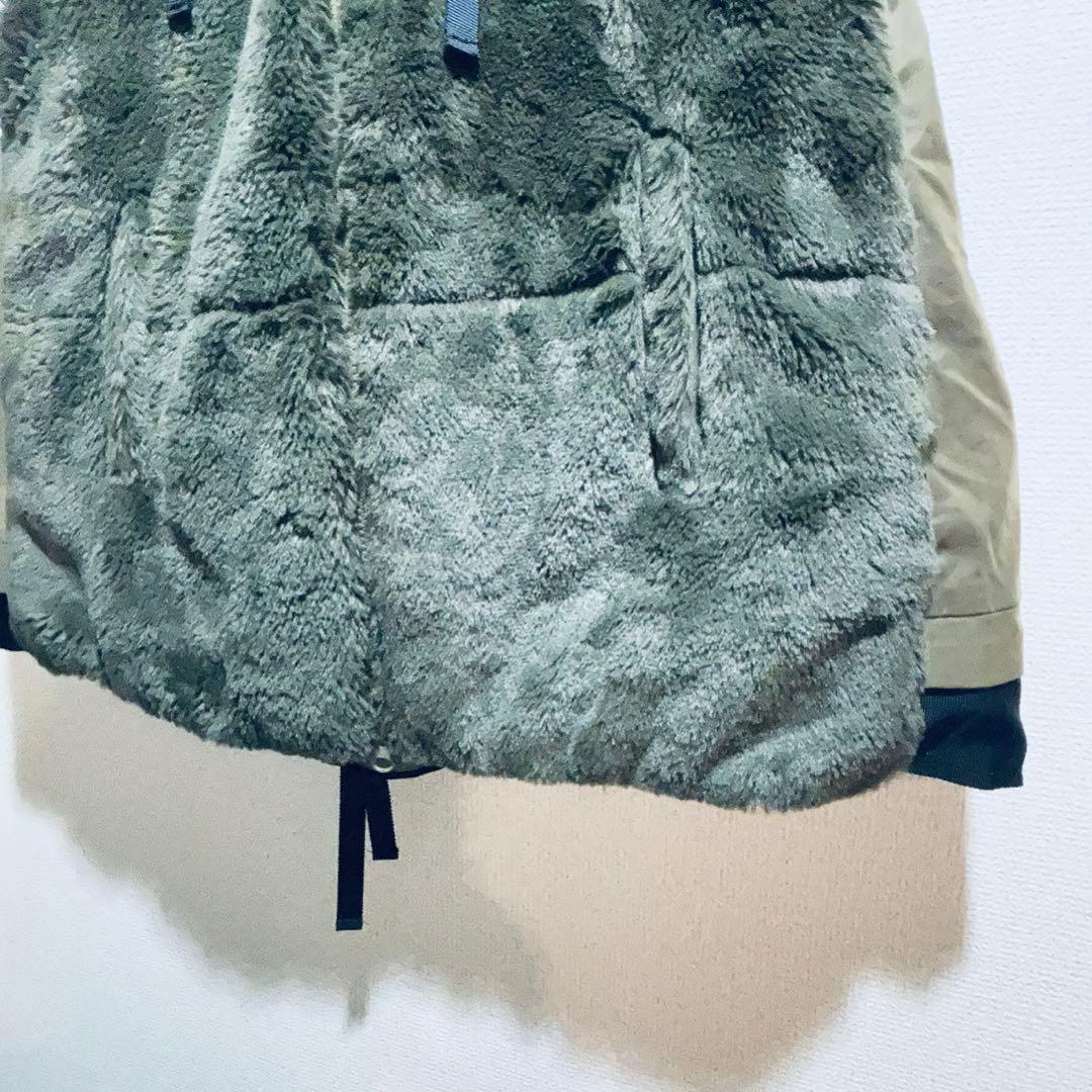 SCOT CLUB ヤマダヤ｜カーキ ダウンベスト エコファー フレア フード