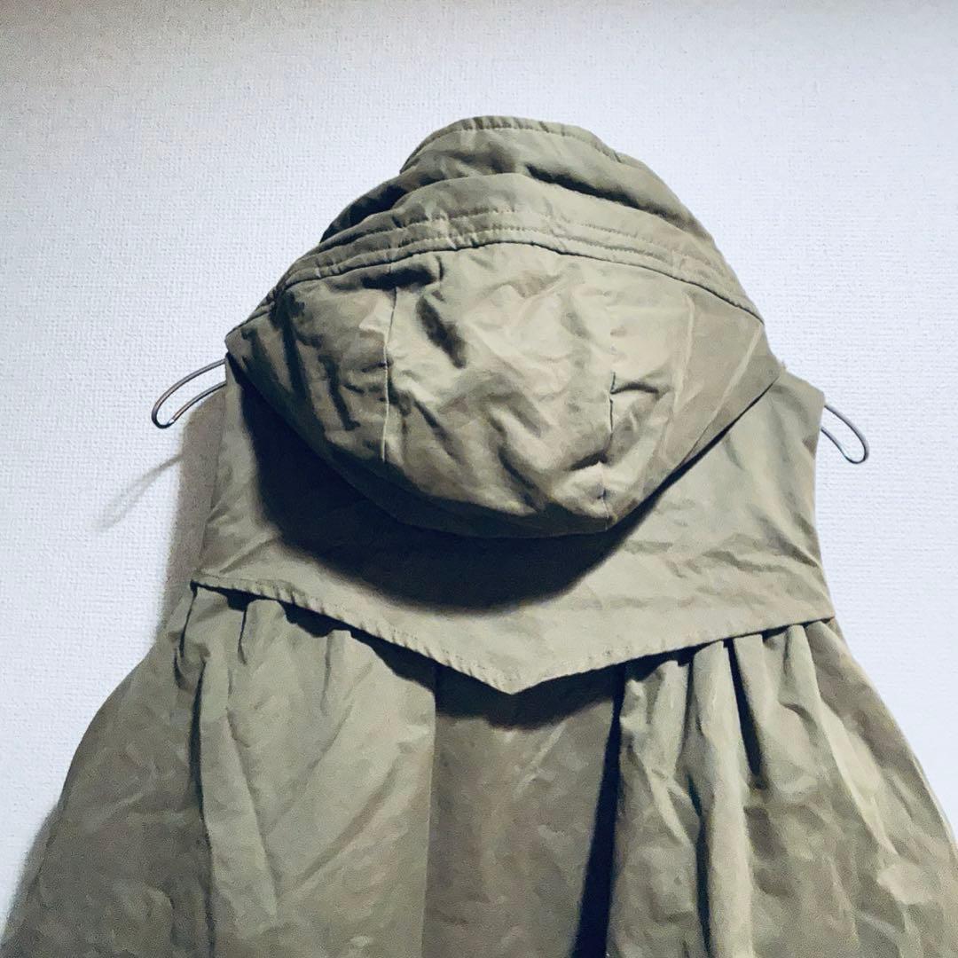 SCOT CLUB ヤマダヤ｜カーキ ダウンベスト エコファー フレア フード
