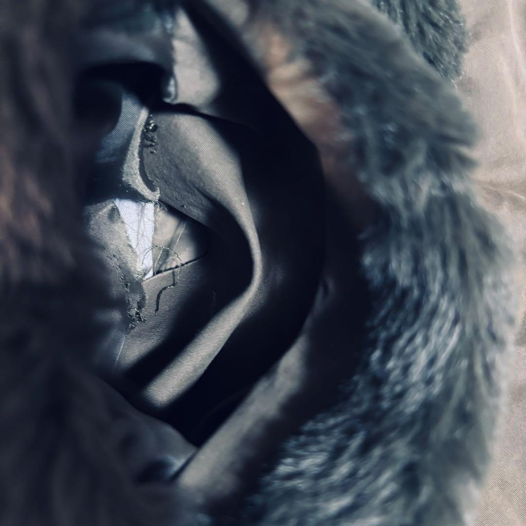 SCOT CLUB ヤマダヤ｜カーキ ダウンベスト エコファー フレア フード