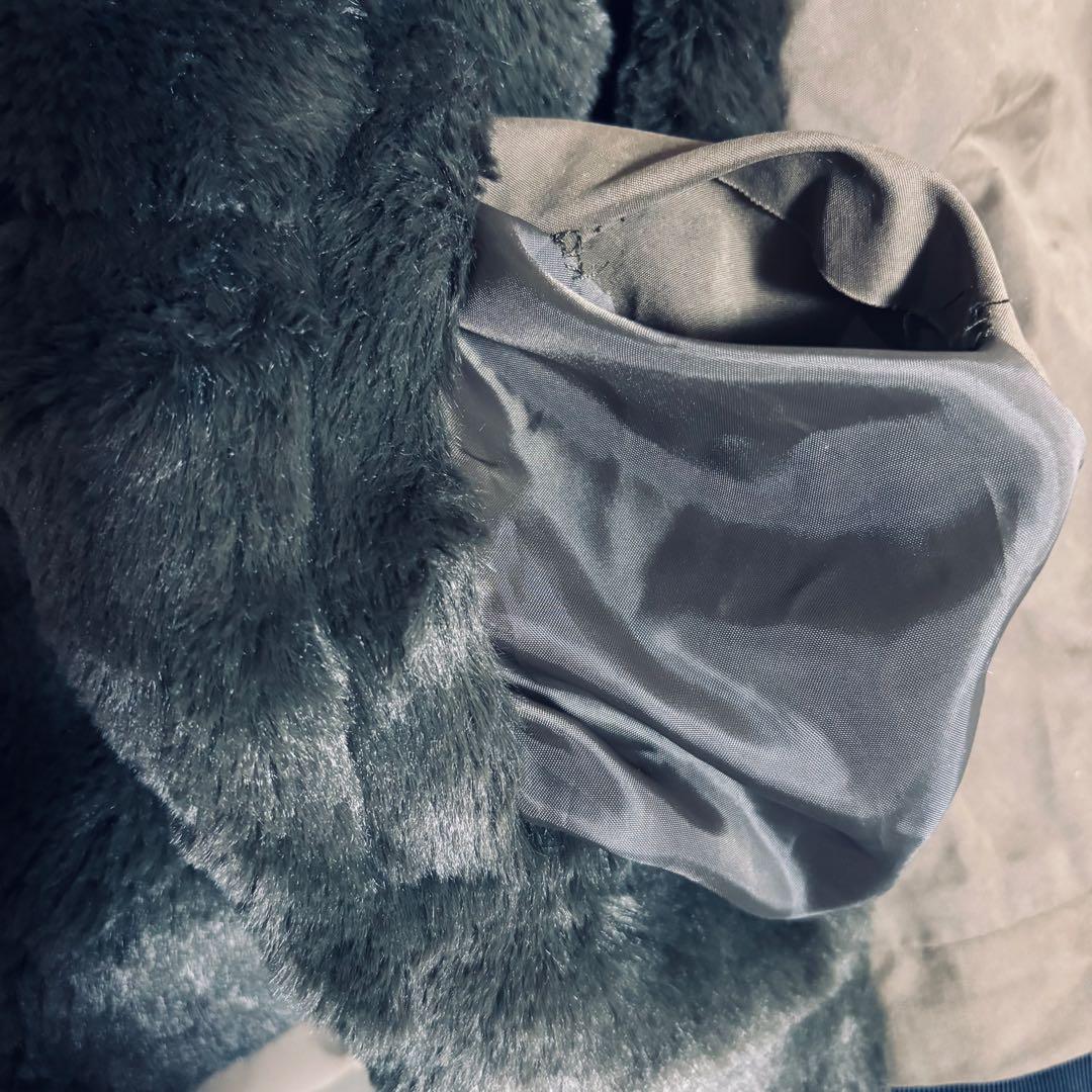 SCOT CLUB ヤマダヤ｜カーキ ダウンベスト エコファー フレア フード