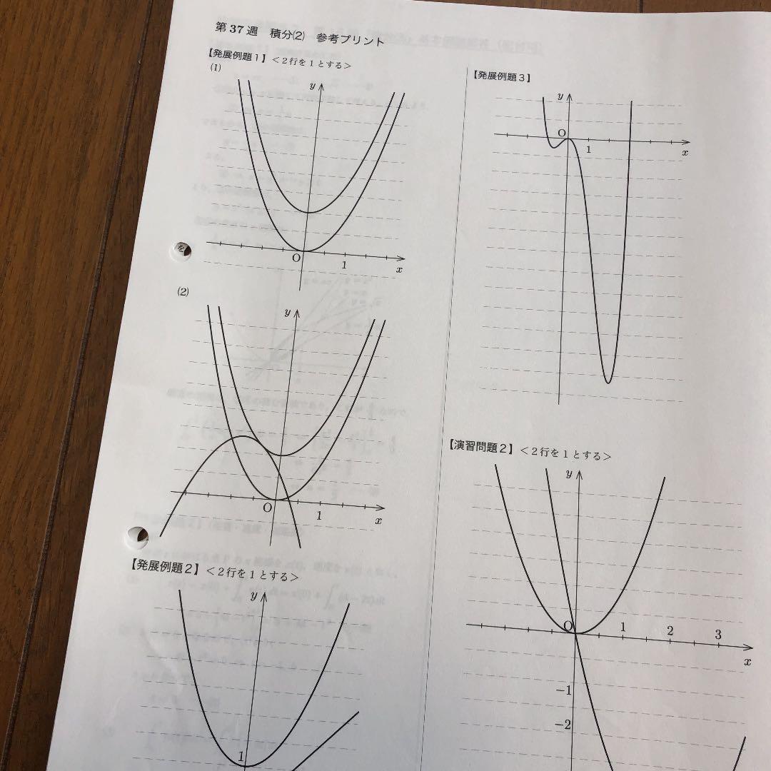 鉄緑会 高1数学後期 テキスト.問題集.配布プリント