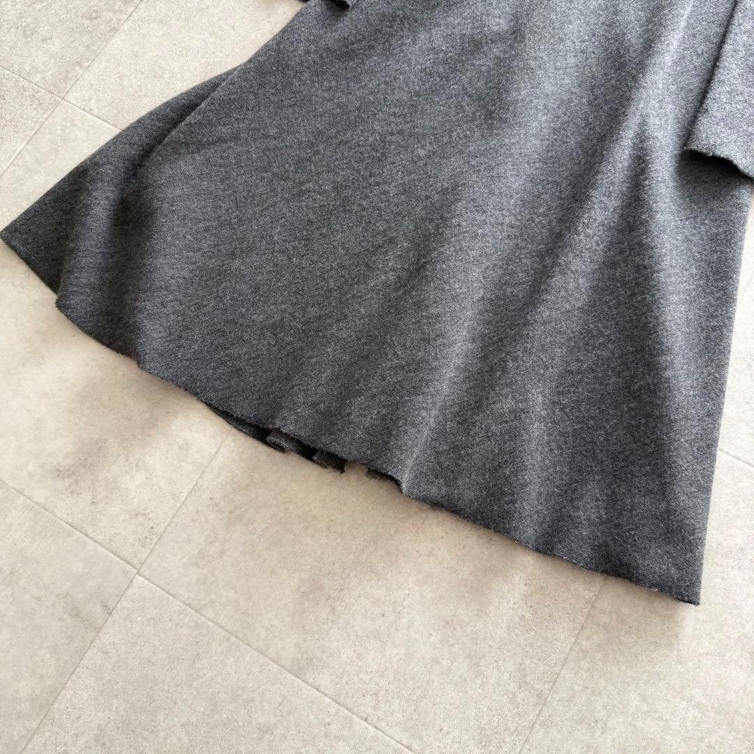 ボッテガヴェネタ　ロングワンピース　カシミヤ混　グレー　40　イタリア製