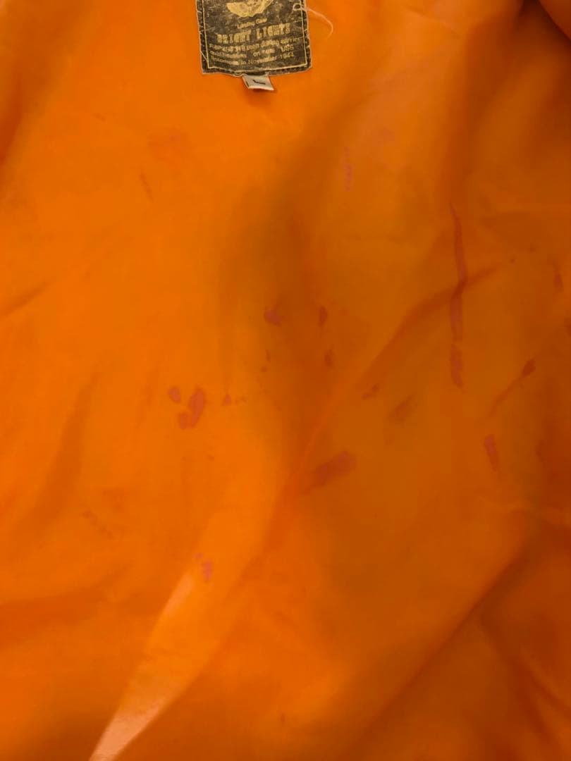 ビンテージ　MA-1フライトジャケット ネイビー Lサイズ 80s〜90s